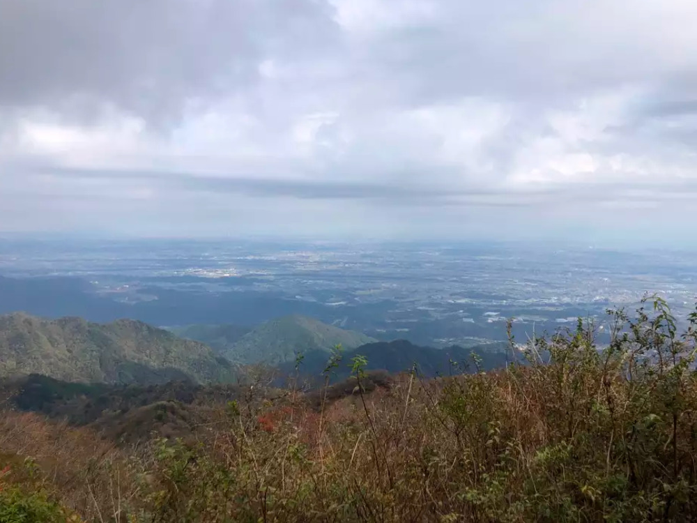丹沢大山からの景色