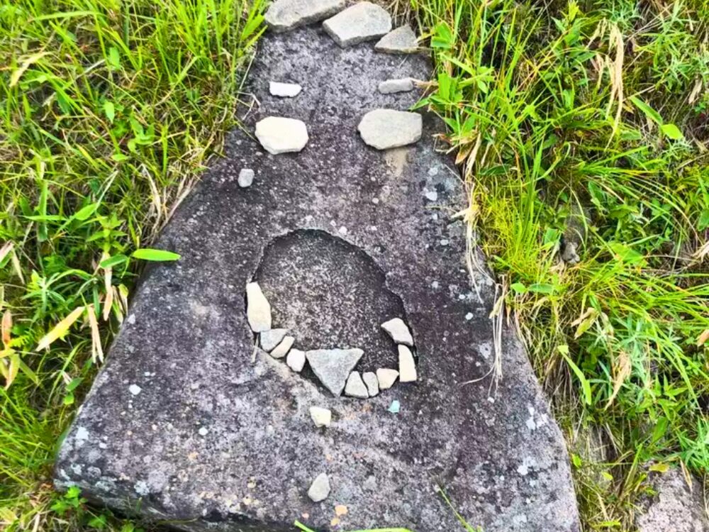 岩の顔