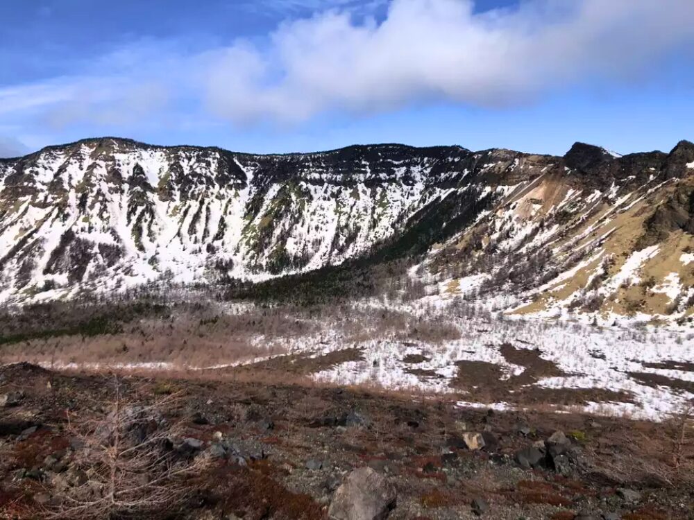 黒斑山縦走路