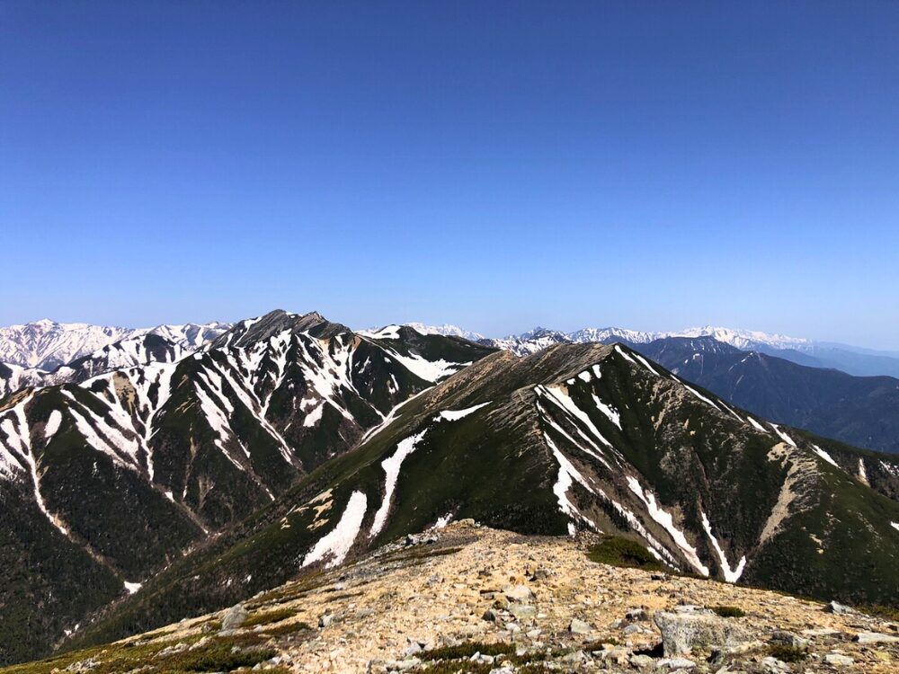 常念小屋分岐からの景色