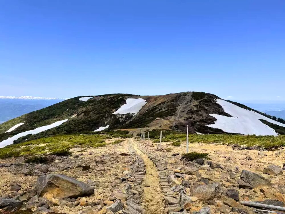 景色の良い稜線