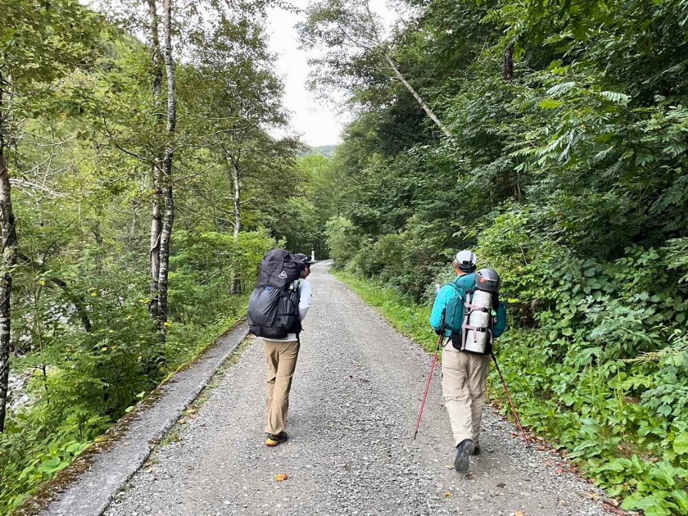 登山道と仲間たち