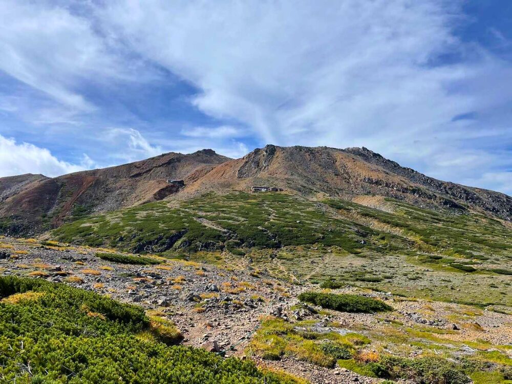 賽の河原から見る御嶽山